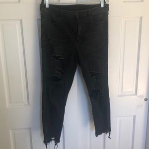 Black AE Ripped Jeans